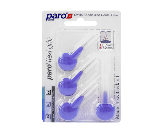 paro® flexi grip Міжзубні щітки, великі, Ø 7.2 мм, 4 шт.