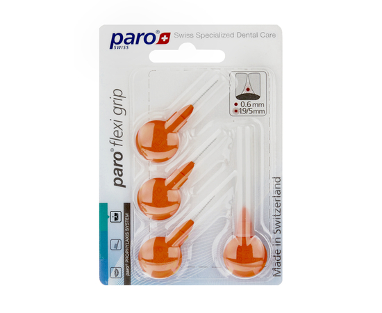 paro® flexi grip Межзубные щетки, х-тонкие, конические, Ø 1.9/5.0 мм, 4шт.