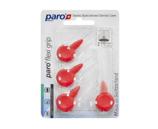 paro® flexi grip Межзубные щетки, xxx-тонкие, Ø 1.9 мм, 4 шт.