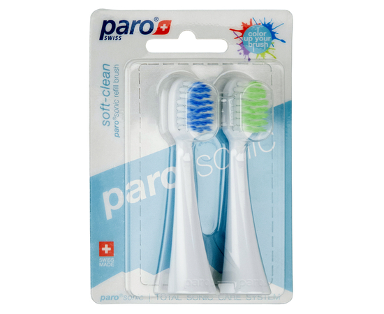 paro®sonic soft-clean Сменные щетки для нежного и тщательного очищения, 2 шт.