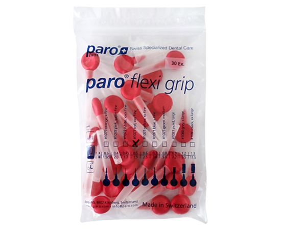 paro® flexi grip Міжзубні щітки, xxx-тонкі, Ø 1.9 мм, 30 шт.