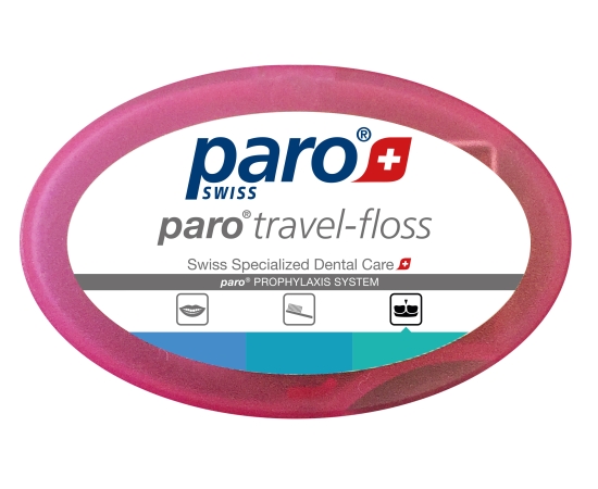 paro® TRAVEL-FLOSS Зубна нитка дорожня, 2 x 15 м