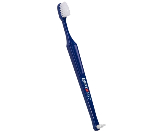 paro® M27 Детская зубная щетка, средней жесткости, Цвет: Голубой, изображение 5