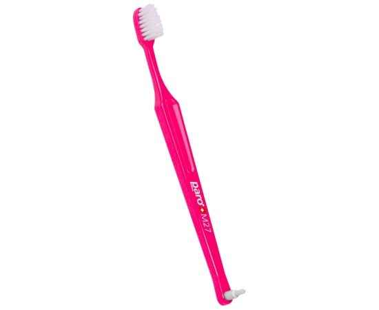 paro® M27 Детская зубная щетка, средней жесткости, Цвет: Розовый