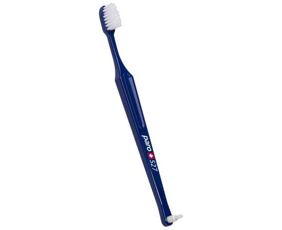 paro® S27 Дитяча зубна щітка, м'яка (у целофановій упаковці), Колір: Синій