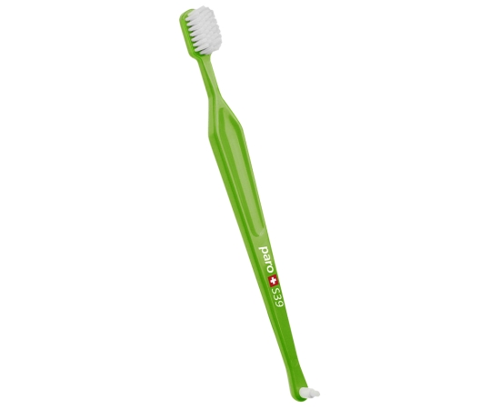 paro® S39 Зубная щетка, мягкая (в целлофановой упаковке), Цвет: Салатовый