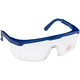 Dochem Защитные очки, пластиковые, регулируемые дужки, прозрачные линзы, синяя оправа, изображение 2
